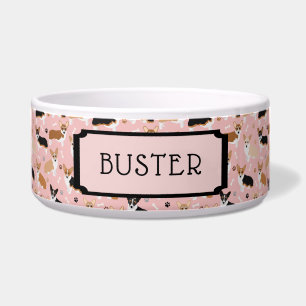 Corgi Paws en Botten Dog Bowl Voerbakje