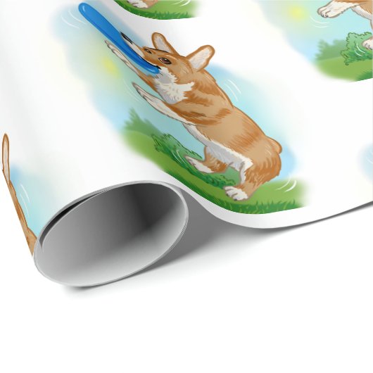 Corgi Pembroke Cadeaupapier (Rol Hoek)