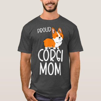 Corgi Pembroke Lover Proud Corgi mama T-shirt