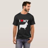 Corgi Pembroke T-shirt (Voorkant volledig)