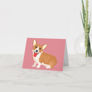 Corgi (Pembroke Welsh) Puppy Dog Note Kaart