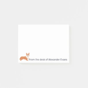 Corgi Personalize Post-it® Notes