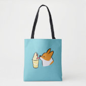 Corgi Pineapple Dole Whip Bag Tote Bag (Voorkant)