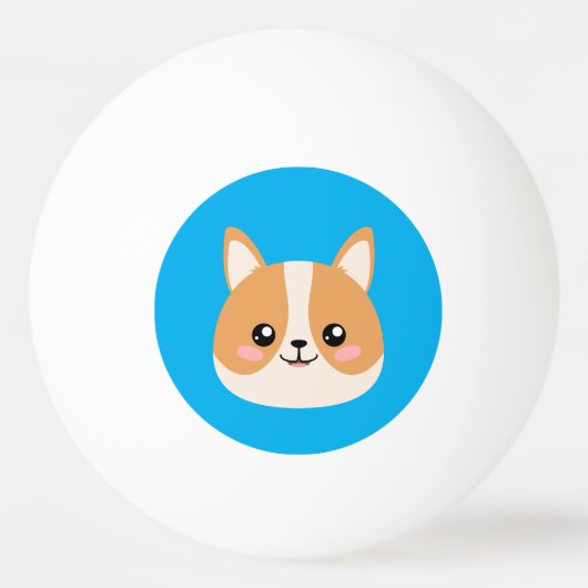 Corgi Pingpongbal (Achterkant)