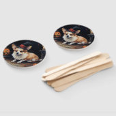 Corgi Pompoenen Halloween Griezelen Handwaaier (Niet-gemonteerd)