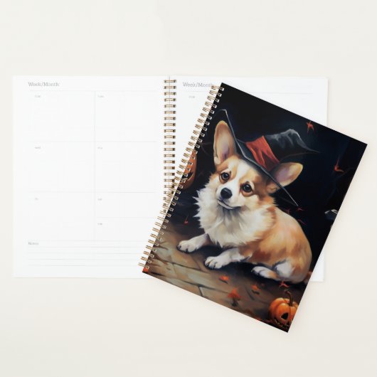 Corgi Pompoenen Halloween Griezelen Planner (Display)