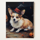 Corgi Pompoenen Halloween Griezelen Planner (Achterkant)