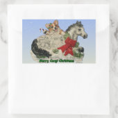 Corgi & Pony Merry Corgi Kerst stickers (Tas)
