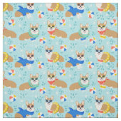corgi poolpartij stof (Swatch)