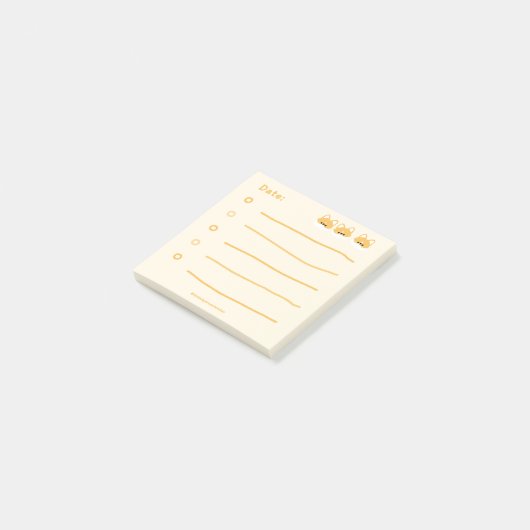 Corgi Post-it® Notes (Schuin)