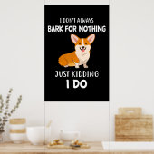 Corgi Poster (Keuken)