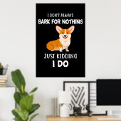 Corgi Poster (Thuiskantoor)