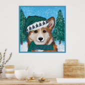 Corgi Poster (Keuken)