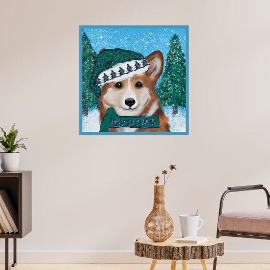 Corgi Poster (Woonkamer 3)