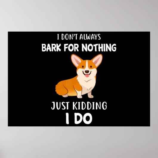 Corgi Poster (Voorkant)