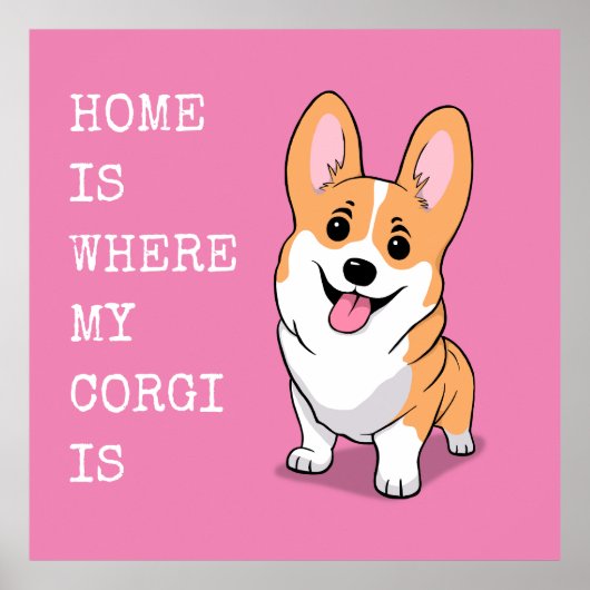 Corgi Poster (Voorkant)