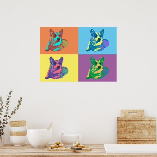 Corgi Poster (Keuken)