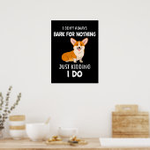 Corgi Poster (Keuken)