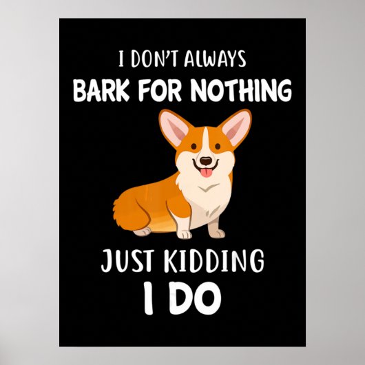 Corgi Poster (Voorkant)