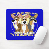 Corgi Potato Chips Mousepad Muismat (Met muis)