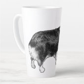 Corgi Prism Kerst Wink Latte Mok (Linkerhoek)