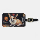 Corgi Pumpkins Halloween Eng Bagagelabel (Voorkant horizontaal)