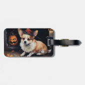 Corgi Pumpkins Halloween Eng Bagagelabel (Achterkant horizontaal)