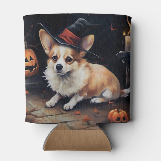 Corgi Pumpkins Halloween Eng Blikjeskoeler (Achterkant)