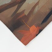 Corgi Pumpkins Halloween Eng Fleece Deken (Hoek)