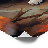 Corgi Pumpkins Halloween Eng Perfect Poster (Hoek)