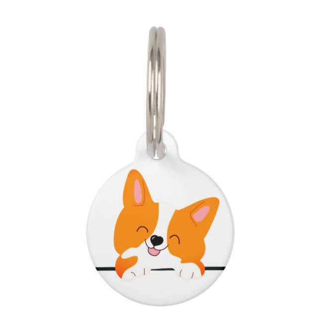 Corgi, Pup, Huisdier  Huisdierpenning (Voorkant)
