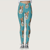 Corgi Pup Leggings (Voorkant)