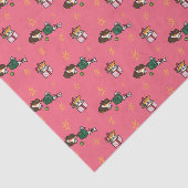 Corgi-Puppies kerstpapier | Gift Wrap Tissuepapier (Detail)