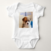 Corgi Puppy - Aandacht Romper (Voorkant)