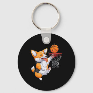 Corgi Puppy Corgi Bysketbyll voor Pet Lovers Vrouw Sleutelhanger