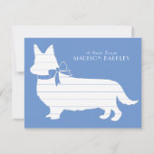 Corgi Puppy Dog Pembroke Welsh Bedankkaart (Voorkant)