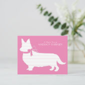 Corgi Puppy Dog Pembroke Welsh Hartelijk dank Bedankkaart (Staand voorkant)