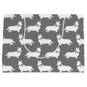 Corgi Puppy Dog Pembroke Welsh Large Gift Bag Groot Cadeauzakje (Voorkant)