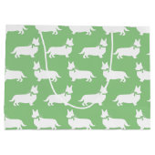 Corgi Puppy Dog Pembroke Welsh Large Gift Bag Groot Cadeauzakje (Achterkant)