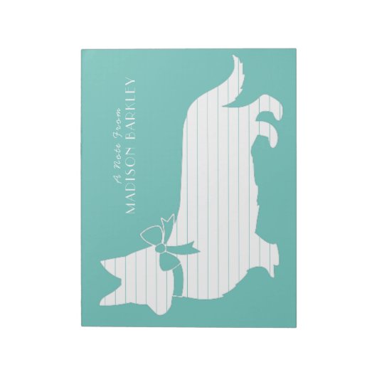 Corgi Puppy Dog Pembroke Welsh Notepad Notitieblok (Linkerzijde)