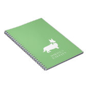 Corgi Puppy Dog Pembroke Welsh Notitieboek (Rechterzijde)