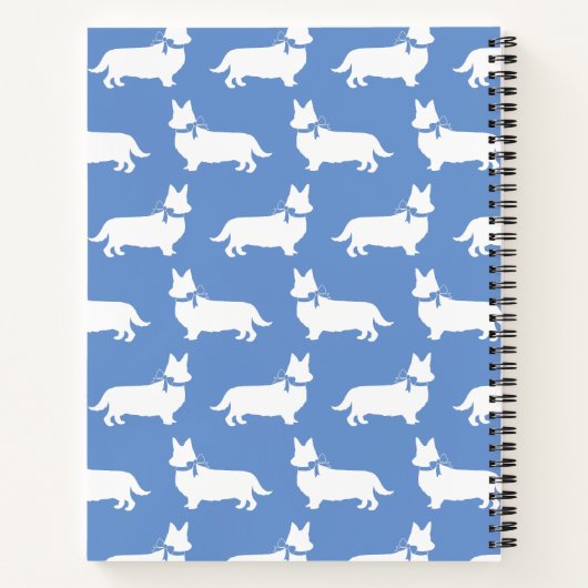 Corgi Puppy Dog Pembroke Welsh Notitieboek (Achterkant)