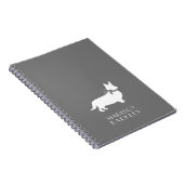 Corgi Puppy Dog Pembroke Welsh Notitieboek (Rechterzijde)