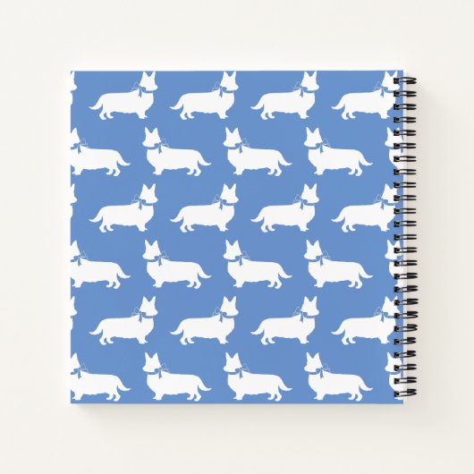 Corgi Puppy Dog Pembroke Welsh Notitieboek (Achterkant)