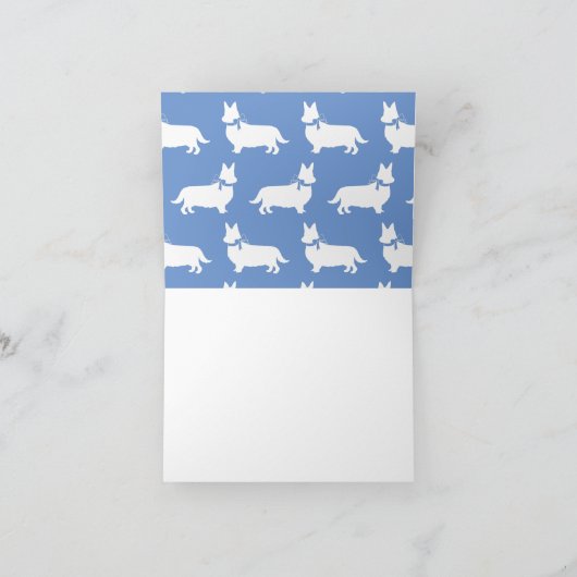 Corgi Puppy Dog Pembroke Welsh Notitiekaartje (Binnen)