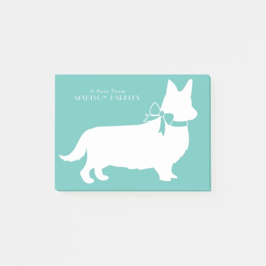Corgi Puppy Dog Pembroke Welsh Post-it Notes (Voorkant)