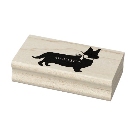 Corgi Puppy Dog Pembroke Welsh Rubberstempel (Stempel)