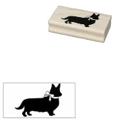 Corgi Puppy Dog Pembroke Welsh Rubberstempel (Gestempeld)