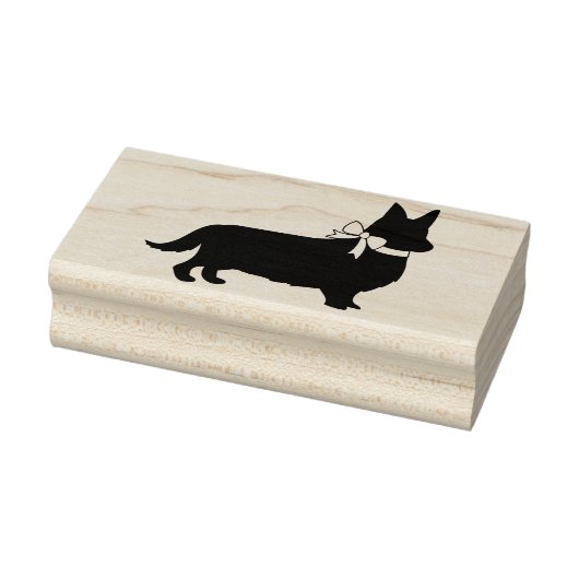 Corgi Puppy Dog Pembroke Welsh Rubberstempel (Stempel)