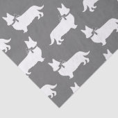 Corgi Puppy Dog Pembroke Welsh Tissue Paper Tissuepapier (Detail)